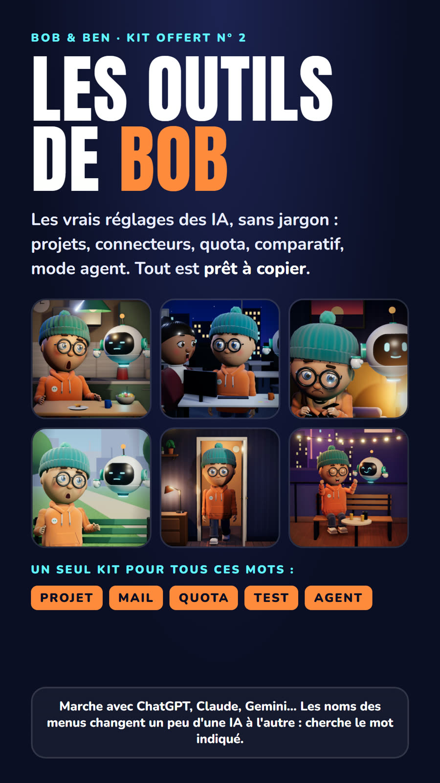 Couverture des Outils de Bob